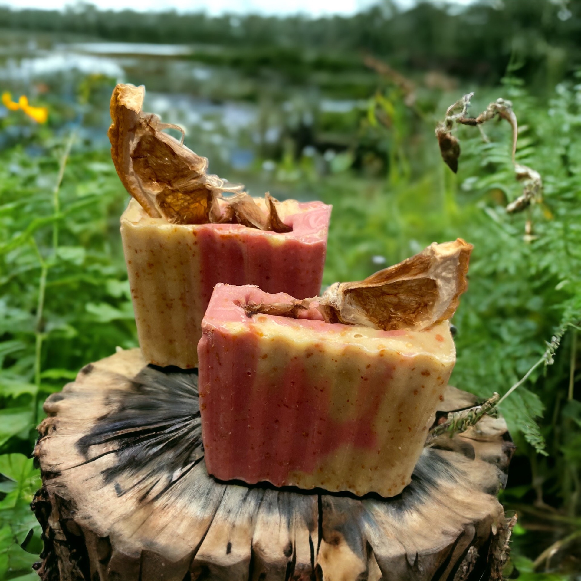 TAP HERE FOR MORE. Great Outdoors- Citronella & Citrus-This bug repellant soap comes in 3 sizes. Small (Hand Soap) Medium (Body Bar) and Large (Brick)