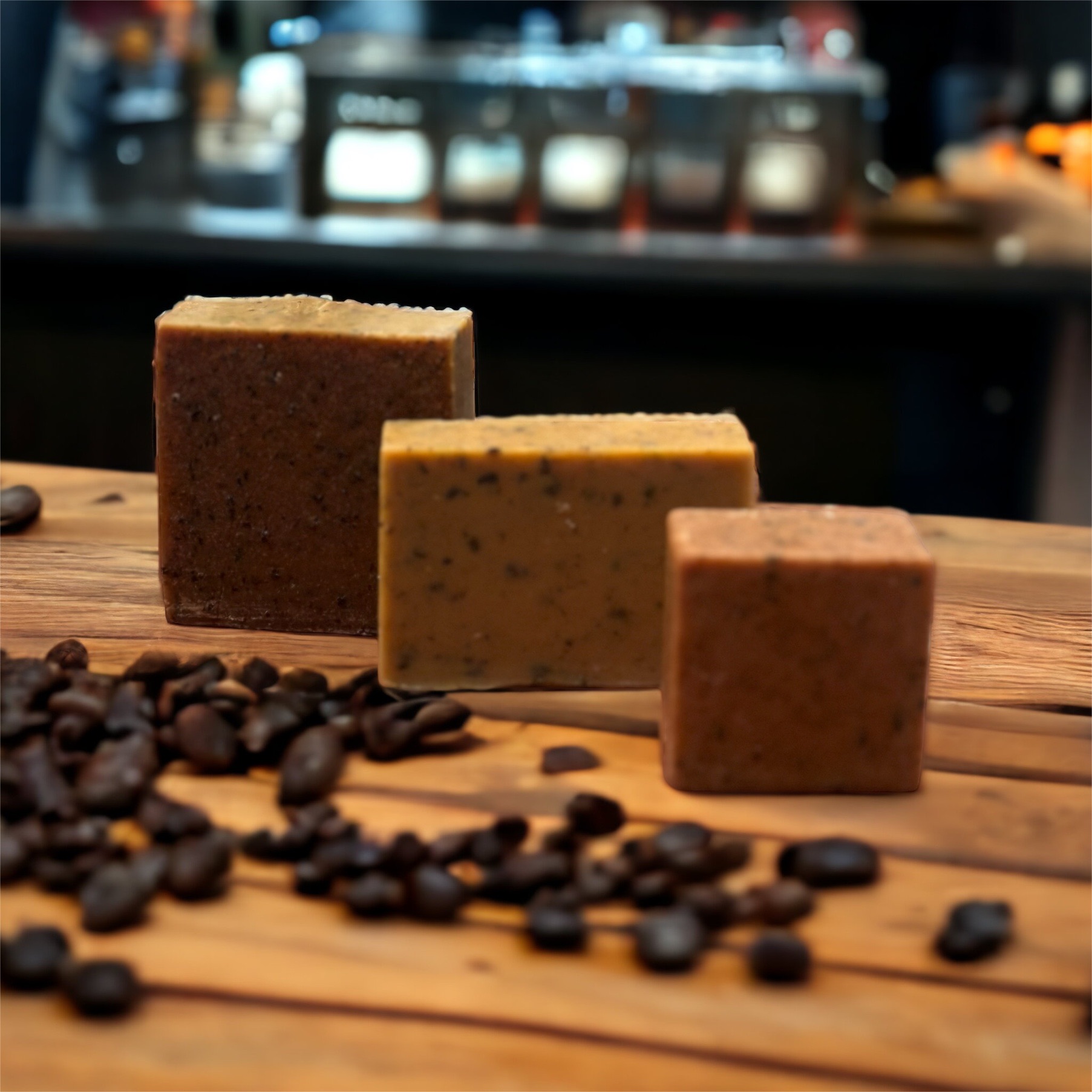 TAP HERE FOR MORE- Pumpkin Spice Latte-We used cooked pumpkin and cinnamon in this recipe. This soap comes in 3 sizes. Small (Hand Soap) Medium (Body Bar) and Large (Brick)
