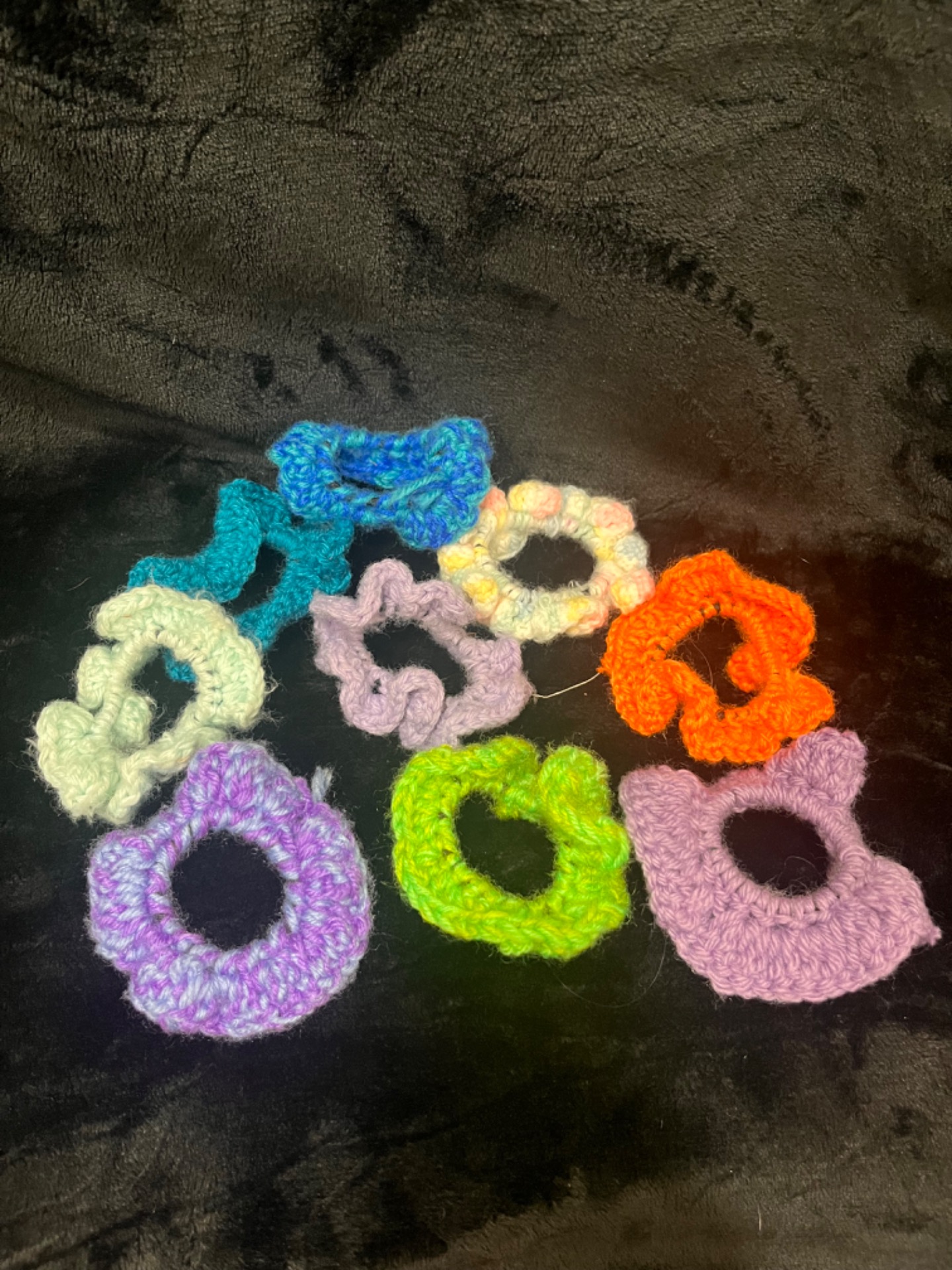 TAP HERE FOR MORE-Hair ties/scrunchies. These are handmade to order. At check out you pick your color. 1 for $3 or 2 for $5 great gifts for family and friends 
