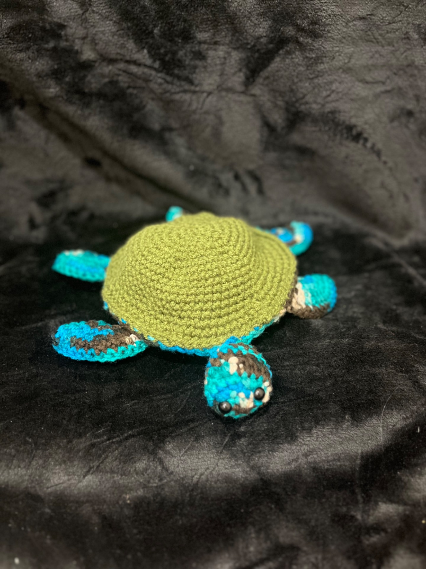 TAP HERE FOR MORE- Crochet Turtle! Get this unique hand crochet turtle with a unique design on its belly. 