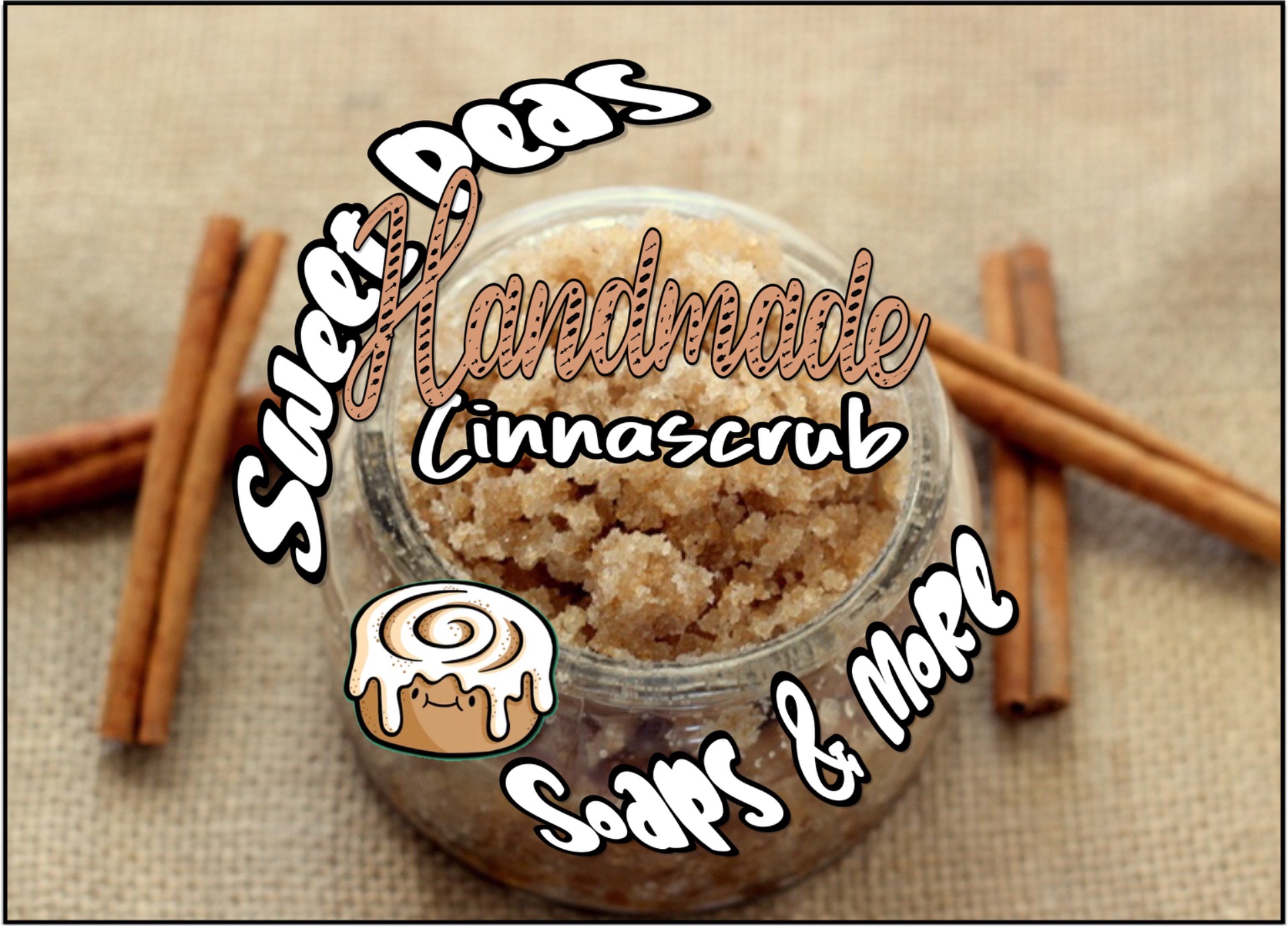TAP HERE FOR MORE-Cinascrub a cinnamon sugar scrub that smells so good you will want to eat it! 