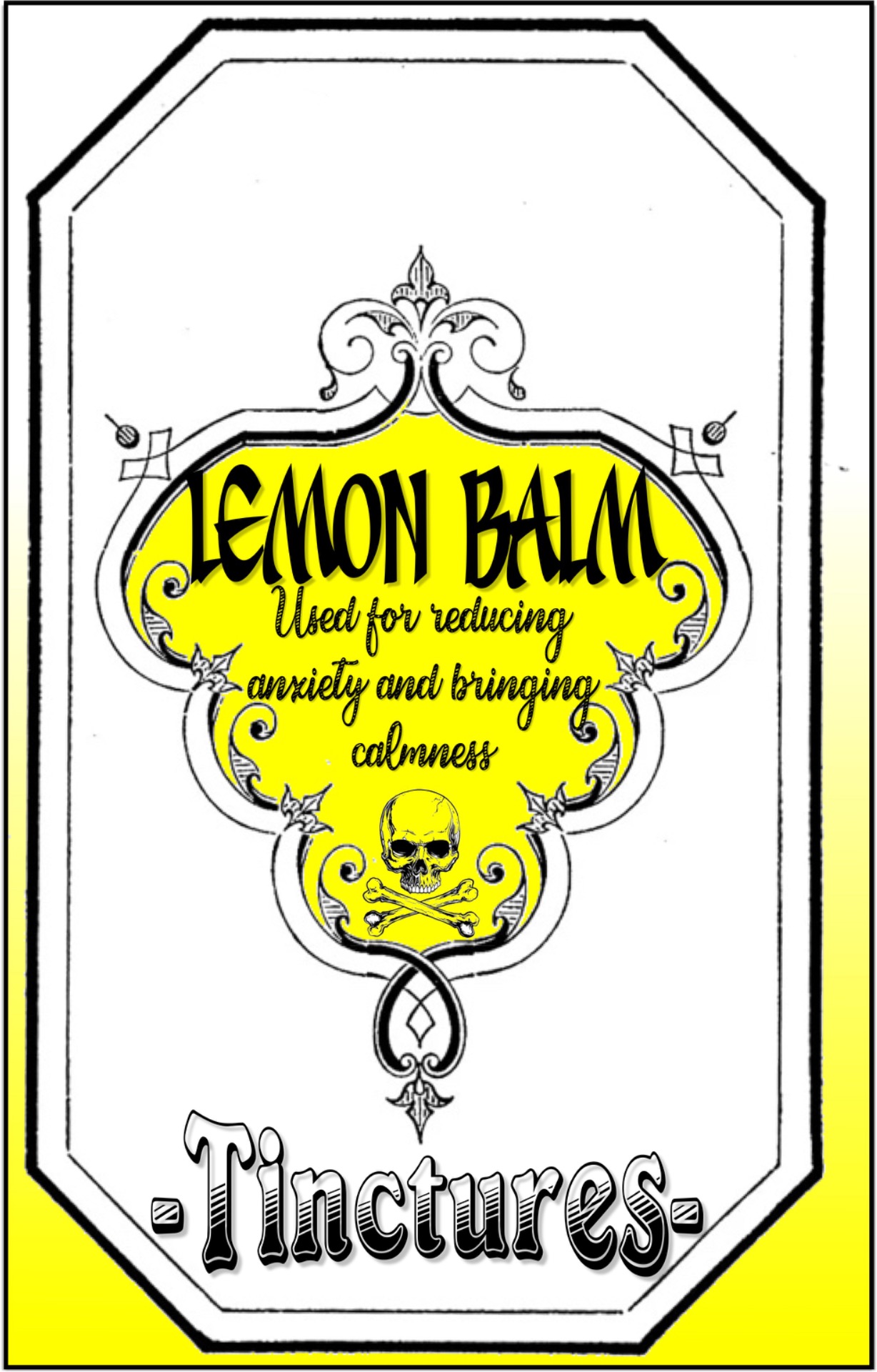 TAP HERE FOR MORE Tinctures-Lemon Balm natural medicines. Known for its calming properties this is a great every day use. Comes in 3 sizes.