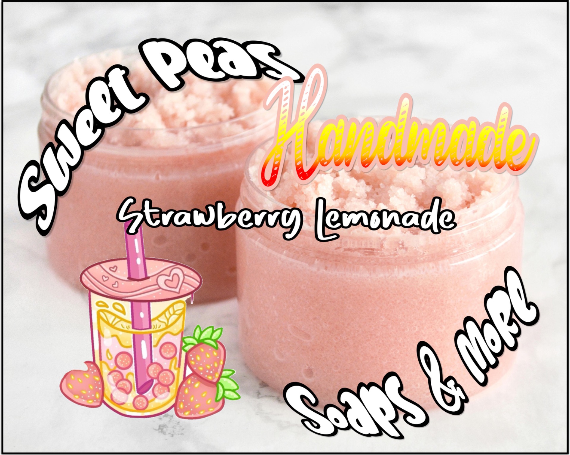 TAP HERE FOR MORE-Strawberry Lemonade Sugar Scrub